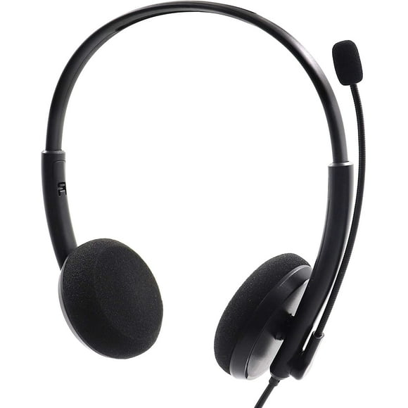 USB Headset with Microphone Noise Cancelling, Headset with Microphone for Laptop, PC Headset, Business Call Center Headset, Control with Mute for Chat & Office Headset