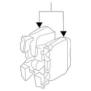 Genuine OE BMW Disc Brake Pad Set - 34-21-6-797-863