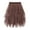 Brown, variant on Franhais Lady ´s Fashionable Solid Color Mesh Skirt, Irregular Elastic Tulle Bubble Skirt, Daily Life and Vacation