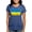 Heather Blue, variant on - Ukraine Flag Women's Deluxe T Shirt - Womens Tri-blend T-Shirt
