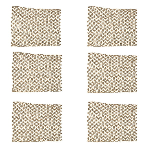 Macrame Mocha Placemats, Set of 6