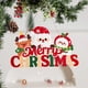 thumbnail image 5 of Decoración navideña LED para colgar en la pared | Cuadro de Papá Noel de madera con luces navideñas | Decoración navideña para interiores con pilas, 5 of 5