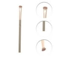thumbnail image 3 of Unique Bargains 1 Pc Portable Eyeshadow Brush Large Light Coffee Color Nylon Hair Aluminum Tube Plastic Handle, 3 of 5