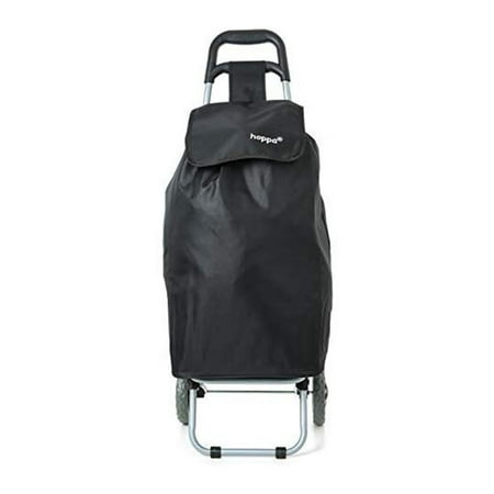 Hoppa 23a Lightweight Grocery Foldable Shopping Cart Trolley Black Walmart Canada