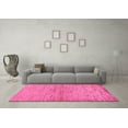 thumbnail image 3 of Ahgly Company Indoor Rectangle Abstract Pink Modern Area Rugs, 7' x 9', 3 of 4
