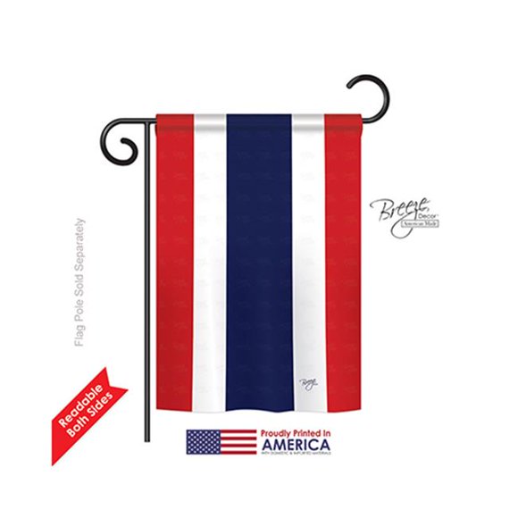 Thailand 2-Sided Impression Garden Flag - 13 x 18.5 in.