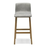 (Set of 4) MoDRN Naturals ElleryÂ Bar Stool, Multiple Colors