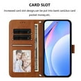thumbnail image 3 of For Samsung Galaxy A26 5G Litter Panda Embossing Leather Phone Case with RFID Blocking Card Slot Wallet Magnetic Clasp Lanyard Flip Stand Case,Brown,For Galaxy A26 5G, 3 of 9