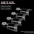 thumbnail image 4 of 120 Half Cover Almond Fake Nails, Matte Pre-Acrylic Tips, Extra Short, 4 of 8