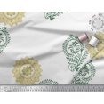 thumbnail image 3 of Soimoi Poly Georgette Fabric Paisley,Leaves & Floral Mandala Block Decor Fabric Printed Yard 52 Inch Wide, 3 of 3