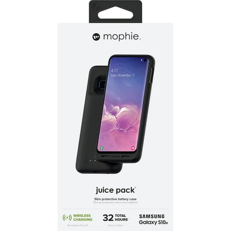 mophie - Juice Pack External Battery Case for Samsung Galaxy S10e - Black