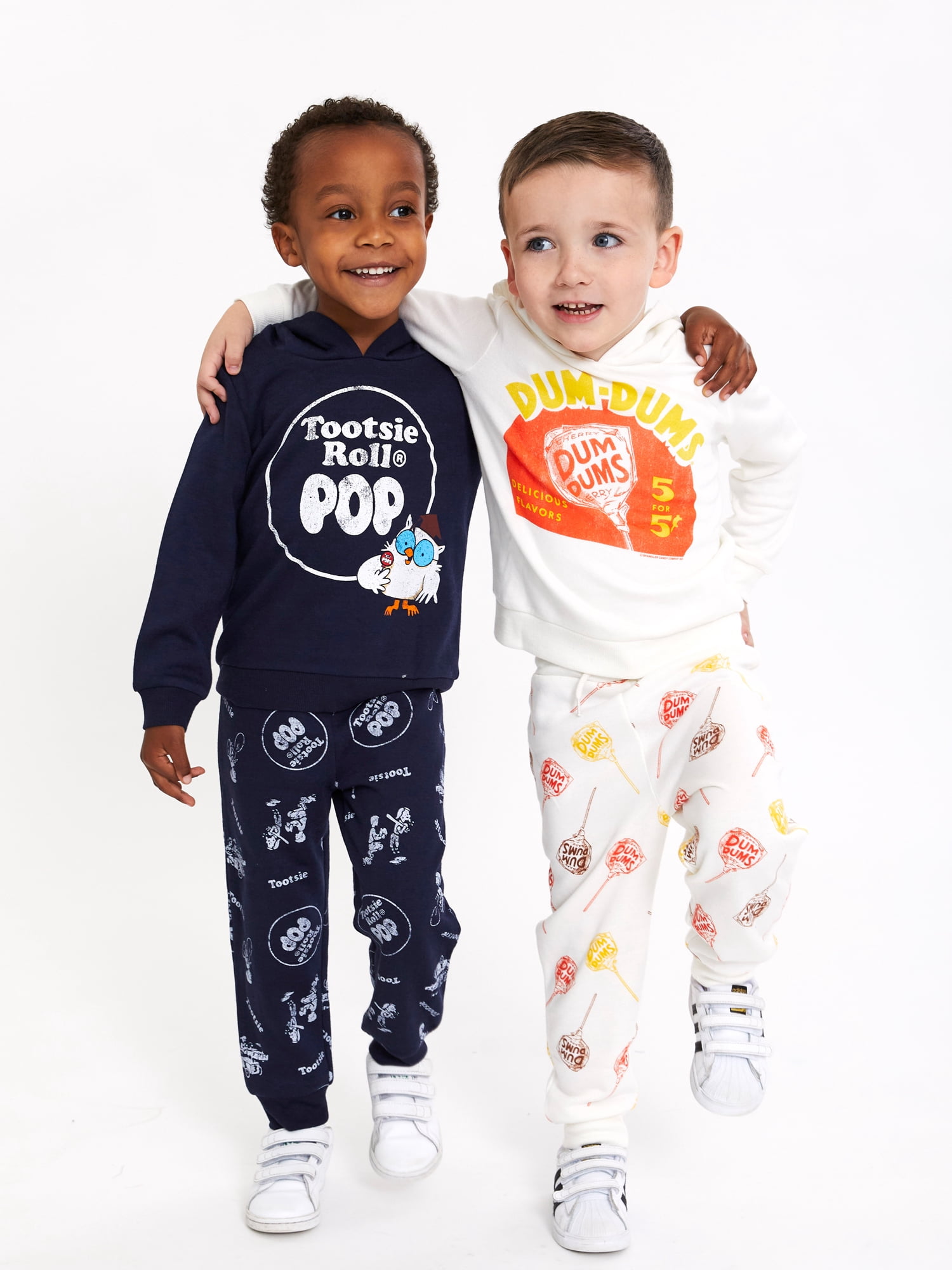 Tootsie Roll Pop Toddler Boy Fleece Hoodie Outfit Set, Sizes 12M-5T