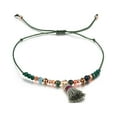 thumbnail image 3 of Conjunto de brazalete de pulsera con cuentas de cuerda ajustable hecho a mano para hombres y mujeres de 3 piezas, 3 of 5
