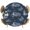 Blue, variant on Nautical Ship Round Tablecloth 36-44 Inch Round Fitted Table Cloth with Elastic Edge, Vintage Black Coastal Lighthouse Mountain Waterproof Table Cover Protector for Outdoor Picnic Party Dining