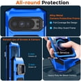 thumbnail image 4 of Funda resistente YQODSZ para Google Pixel 10 Pro XL, azul, 4 of 7