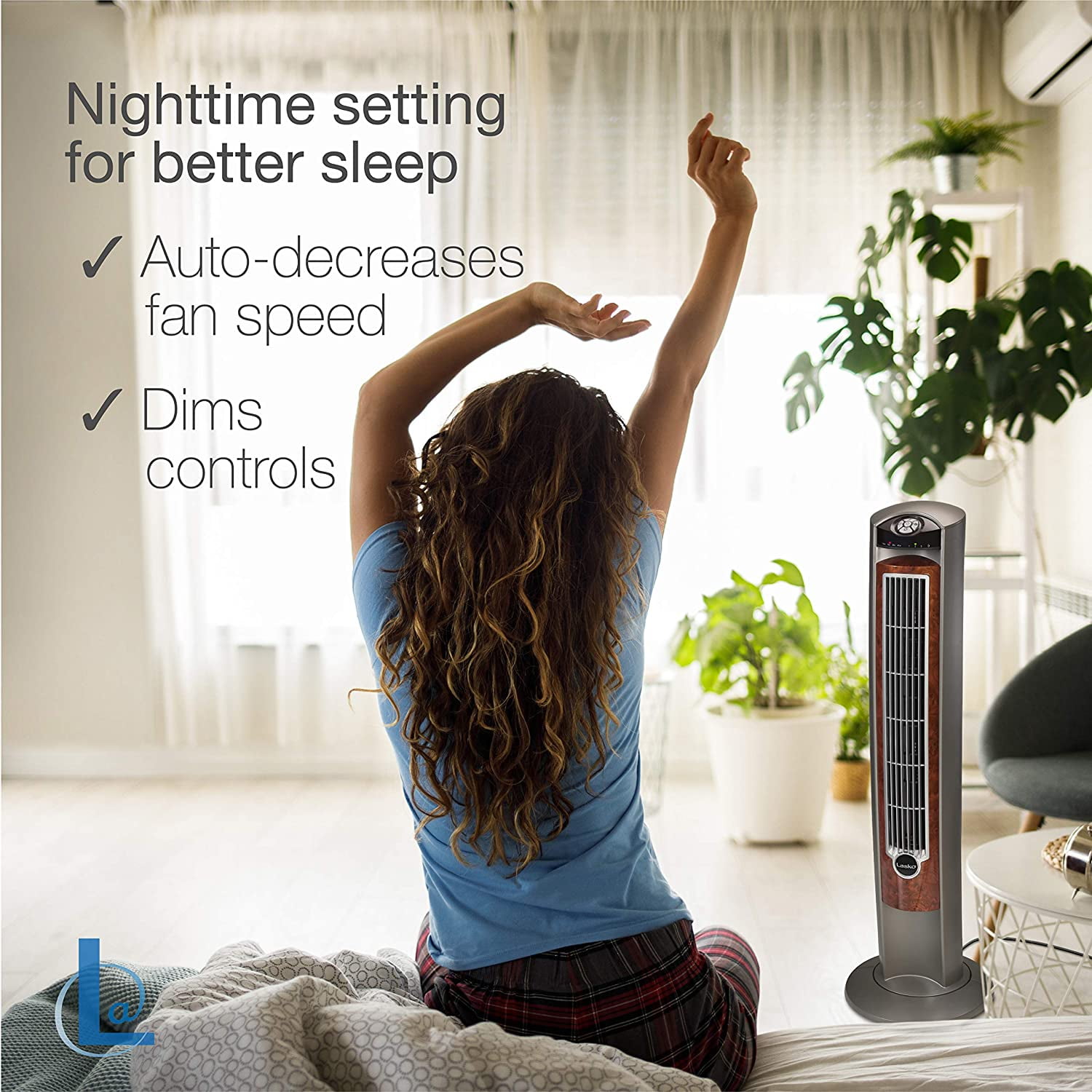 Lasko Products T42954 Wind Curve Tower Fan with Remote | Walmart Canada
