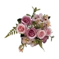 thumbnail image 2 of 1Stem Artificial Camellia Rose Household Imitation Indoor Flowers For Centerpiece Arrangement (Color8), 2 of 5