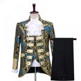 thumbnail image 3 of Traje de actuación de corte de palacio europeo para hombre Traje de actuación de teatro retro de príncipe azul europeo, 3 of 5