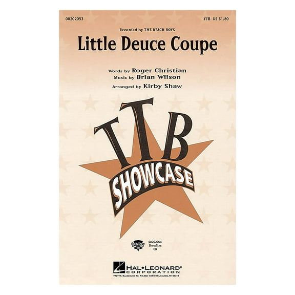 Little Deuce Coupe ShowTrax CD Pop Choral Series
