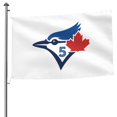 thumbnail image 1 of Toronto Baseball FF 5 5x8 FT Double-Sided Flag (Pole Not Included), Bluebird Flag Quick-Drying Fade-Resistant with Metal Grommets Ztf3068, 1 of 8