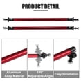 thumbnail image 4 of Unique Bargains 2pcs 200mm 7.87' Car Splitter Support Rods Adjustable Front Rear Bumper Lip Splitter Strut Rod Tie Support Bars Black, 4 of 7