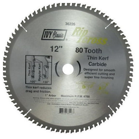 12" X 80T Carbide Saw Blade