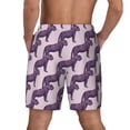 thumbnail image 4 of Uemuo Leopard Print Pattern Mens Swim Trunks Quick Dry Board Shorts with Mesh Lining, Stretch Beach Shorts Quick Dry No-Chafing Board Shorts-X-Large, 4 of 9
