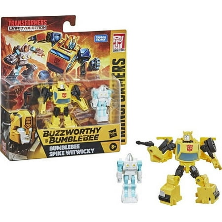 Transformers Buzzworthy Bumblebee War for Cybertron Bumblebee & Spike Witwicky 2 Pack price history on PriceWatchPro