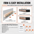 thumbnail image 5 of VEVOR Fireplace Mantel, 48" x 8" x 5", 50 lbs Weight Capacity, Natural Wood Mantel for Over Fireplace, Wall Mounted Floating Farmhouse Shelf, Handcrafted Fireplace Mantel for Wall Decor, Espresso, 5 of 9
