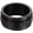 Black, variant on Men's Stainless Steel Geometric Pattern Changing Ring,Single Piece for Daily Wear, Sizes 6-10