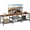 Rustic Brown, variant on TV Stand for TVs up to 55 Inch, Entertainment Center with Open Storage Shelves, Media Console Table with Soundbar Shelf for Living Room, Bedroom, White