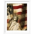thumbnail image 2 of Art.com Statue of Liberty and American Flag Photographic Print by Joseph Sohm, White Frame Wall Art, 32" x 40", 2 of 5