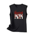 thumbnail image 4 of Rciityk Baseball Crew-Neck Tank Tops for Women Casual Sleeveless Tee Shirt Letter Print Summer Tops, 4 of 4