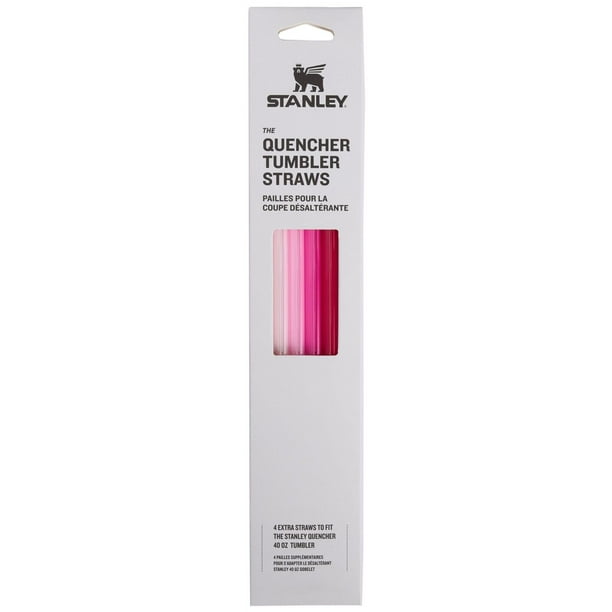 Pajitas reutilizables Stanley, vasos reutilizables de 40 onzas, paquete de 4