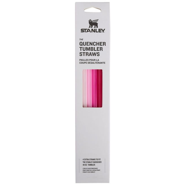 Pajitas reutilizables Stanley, vasos reutilizables de 40 onzas, paquete de 4