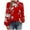 Red-l, variant on Sexlip Blouses for Women Dressy Casual Long Sleeve Mock Neck Tops Pleated Front Shirts Back Hole Fashion Tunic Tshirts Black M