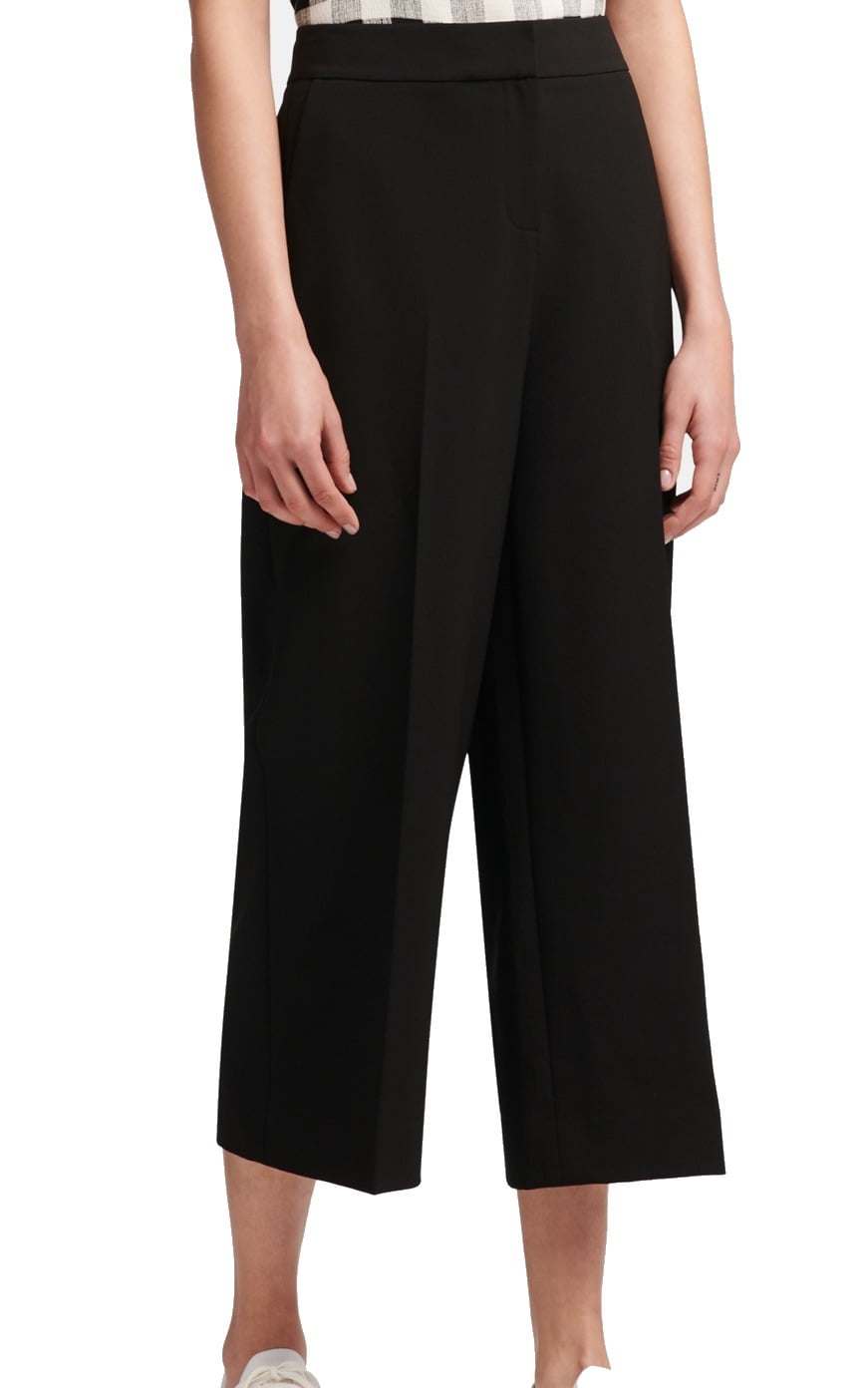 DKNY - Womens Dress Pants Wide Leg Cropped Palazzo Stretch 12 - Walmart ...