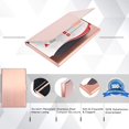 thumbnail image 3 of Random Color MaxGear Professional Business Card Holder Business Card Case Stainless Steel Card Holder, Keep Business Cards in Immaculate Condition, 3.7 x 2.3 x 0.3 inches, 3 of 8