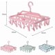 thumbnail image 2 of Sock Drying Rack, Laundry Drying Rack with 32 Clips, Folding Hanging Clothes Drying Rack, Indoor Outdoor Laundry Drying Rack, for Socks, Underwear and, 2 of 4