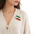 thumbnail image 6 of Iranian Flag Badge Exquisite Brooch, QQZ Patriotic Accessory for Jacket Bag Hat, High Quality Durable Metal Pin for Gift Collectors Iran Enthusiasts, 6 of 6