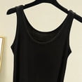 thumbnail image 4 of Antinious Women Round Neck Sleeveless Soft Solid Pajama Tank Tops Loungewear Soft Breathable, 4 of 5