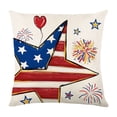 thumbnail image 3 of Funda de almohada decorativa festiva del Día de la Independencia, 3 of 6