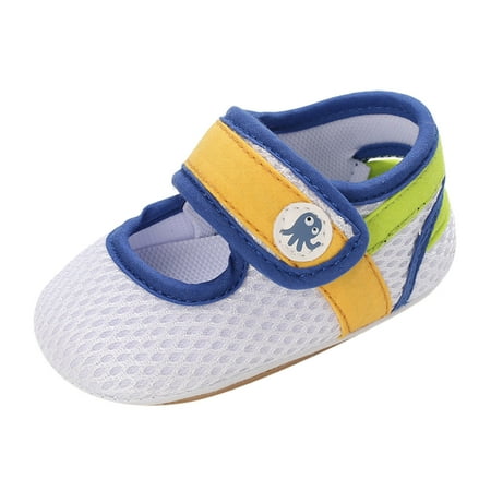 

Toddler Shoes Summer Children Toddlers Boys And Girls Flat Floor Sports Mesh Breathable And Comfortable Hook Loop