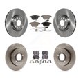 thumbnail image 1 of Transit Auto Front Rear Disc Brake Rotors and Semi-Metallic Pads Kit for Car Audi A4 Quattro K8F-102842, 1 of 11
