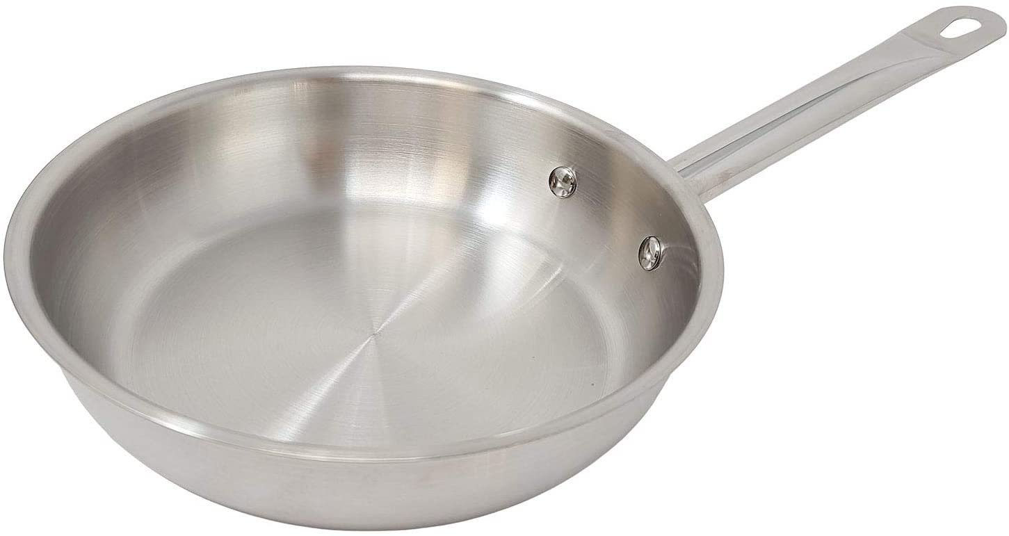 DELARLO Whole Body Tri-Ply Stainless Steel 8 Frying Pan Only