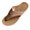 Brown, variant on Hopeusnice Slippers for Women PU Materials Summer Shoes Breathable Non-Slip Wedge Heel Soft Thong Sandals Trendy Women's Slippers Moisture-Wicking Walking Shoes Black 43
