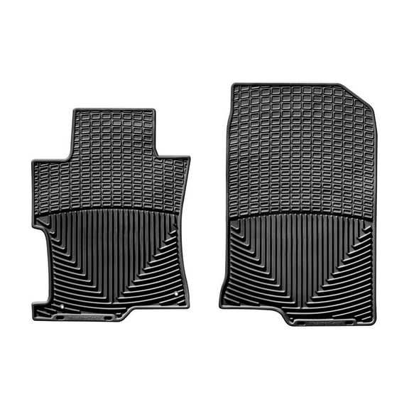 WeatherTech All-Weather Floor Mats compatible with 2008-2012 Honda Accord - 1st Row (Driver & Passenger), Black