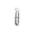 thumbnail image 1 of Advancent Caja de pastillas Caja de almacenamiento de pastillas regulares de emergencia portátil Contenedor de aluminio con llavero Escalada plata, 1 of 6