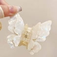 thumbnail image 6 of Misterolina Fairy Butterfly Hair Claw Acetate Crab Hair Fluffy Sweet Princess Hair Clip, 6 of 7