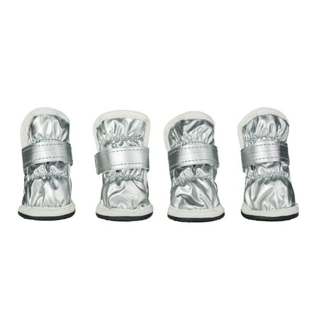 Tigivemen 24 Winter Dog Shoes Teddy Small Dog Snow Boots And Frost Foot Cover Doggy for Small Dogs Girl